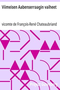 Cover of Viimeisen Aabenserraagin vaiheet