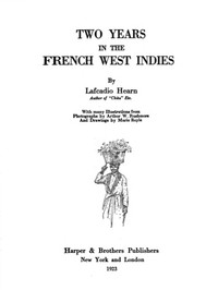 Cover of Two years in the French West Indies