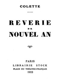 Cover of Rêverie de Nouvel An