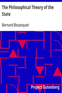 Cover of The Philosophical Theory of the State