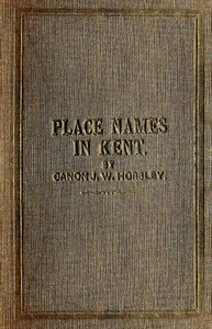 Cover of Place Names in Kent