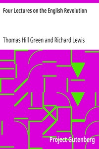 Cover of Four Lectures on the English Revolution