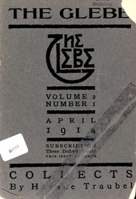 Cover of The Glebe 1914/04 (Vol. 2, No. 1): Collects