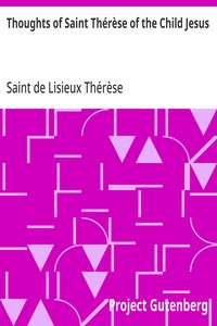 Cover of Thoughts of Saint Thérèse of the Child Jesus