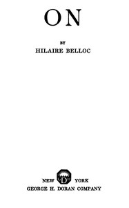 Cover of On