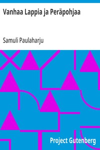 Cover of Vanhaa Lappia ja Peräpohjaa