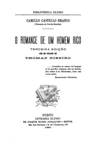 Cover of O Romance de um Homem Rico