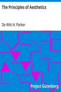 Cover of The Principles of Aesthetics
