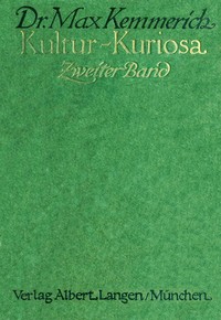 Cover of Kultur-Kuriosa, Zweiter Band