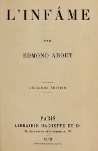 Cover of L'infâme