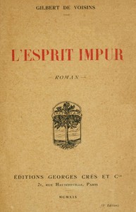 Cover of L'esprit impur: roman