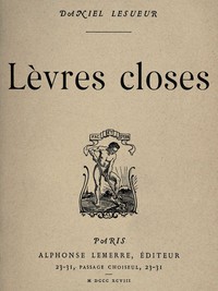 Cover of Lèvres closes