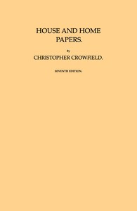 Cover of House and Home Papers Seventh Edition