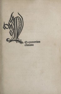 Cover of Les proverbes communs