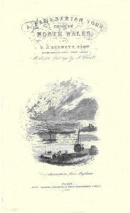 Cover of The Pedestrian's Guide through North Wales A tour performed in 1837