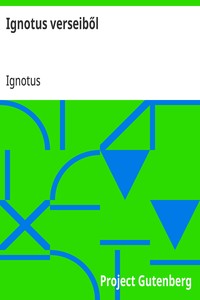 Cover of Ignotus verseiből