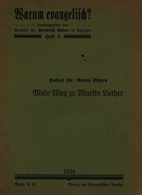 Cover of Mein Weg zu Martin Luther
