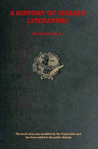 Cover of A history of Italian literature