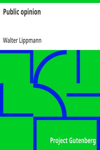 Cover of Public opinion