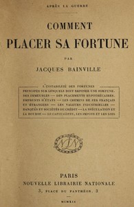 Cover of Comment placer sa fortune