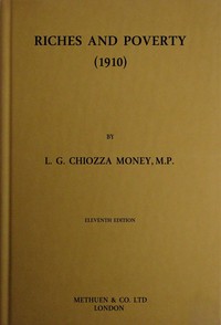 Cover of Riches and Poverty (1910)