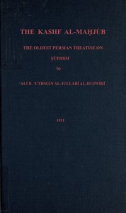 Cover of The Kashf al-mahjúb: The oldest Persian treatise on Súfiism