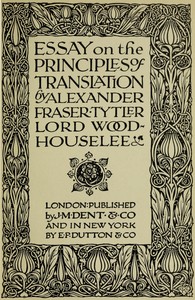 Cover of Essay on the Principles of Translation