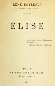 Cover of Élise
