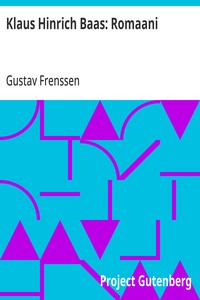 Cover of Klaus Hinrich Baas: Romaani