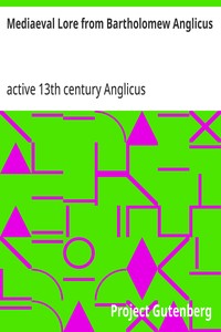 Cover of Mediaeval Lore from Bartholomew Anglicus