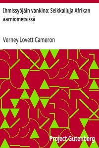 Cover of Ihmissyöjäin vankina: Seikkailuja Afrikan aarniometsissä