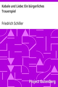 Cover of Kabale und Liebe: Ein bürgerliches Trauerspiel