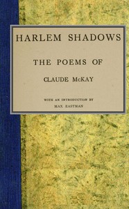 Cover of Harlem shadows : $b the poems of Claude McKay