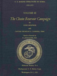 Cover of U.S. Marine Operations in Korea, 1950-1953, Volume 3 (of 5) The Chosin Reservoir Campaign
