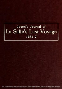 Cover of Joutel's Journal of La Salle's Last Voyage, 1684-7