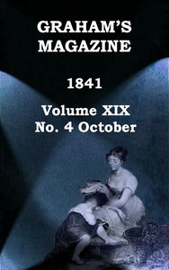 Cover of Graham's Magazine, Vol. XIX, No. 4, October 1841