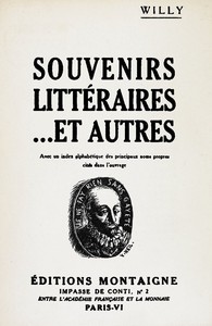 Cover of Souvenirs littéraires... et autres