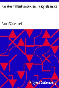 Cover of Ranskan vallankumouksen sivistyselämästä