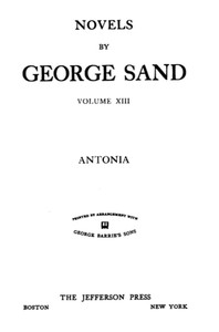 Cover of Antonia