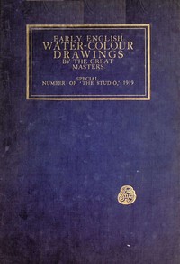 Cover of Early English Water-Colour Drawings of the Great Masters