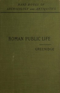 Cover of Roman Public Life