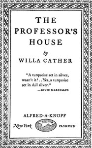 Cover of The Professor's House