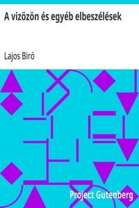Cover of A vizözön és egyéb elbeszélések