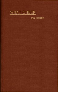Cover of What Cheer; Or, Roger Williams in Banishment: A Poem