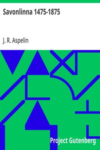 Cover of Savonlinna 1475-1875
