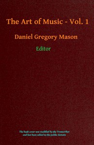 Cover of The art of music. Vol. 01 (of 14) : $b The pre-Classic periods