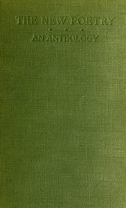 Cover of The New Poetry: An Anthology