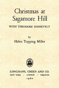 Cover of Christmas at Sagamore Hill with Theodore Roosevelt