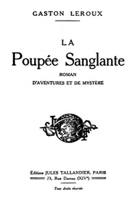 Cover of La Poupée Sanglante