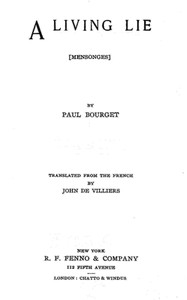 Cover of A Living Lie
